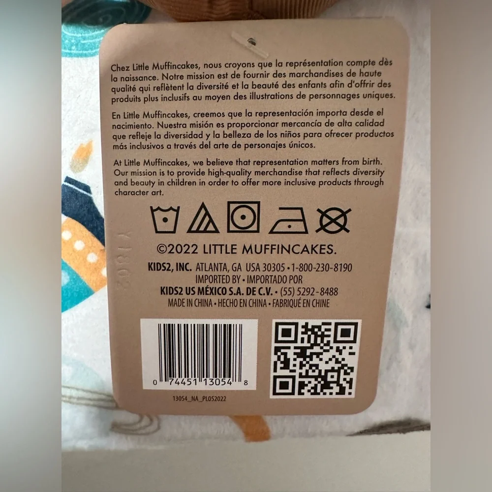 NWT Little Muffincakes Crib Sheet Astronaut Space 28” x 52” x 9” - Picture 6 of 10